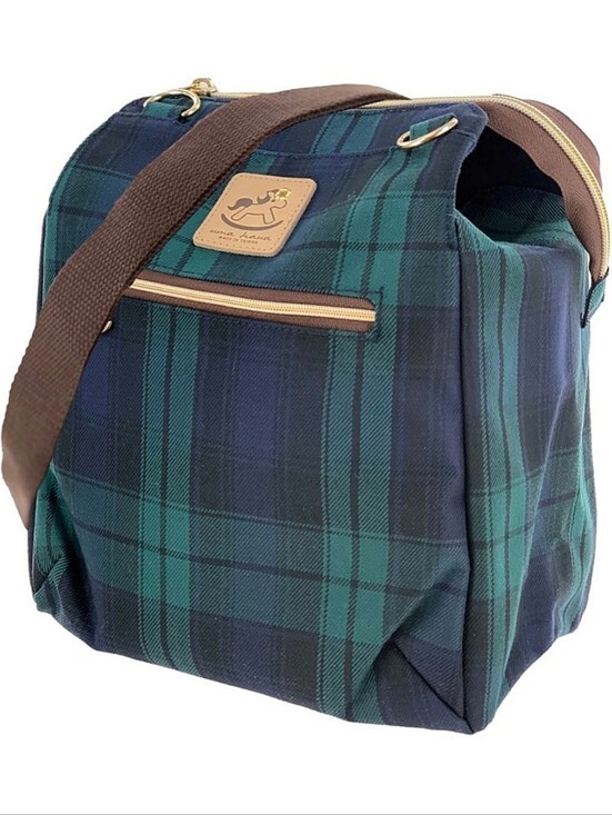 Uma Hana Handbags - Waterproof Plaid Shoulder Crossbody Backpack Bag